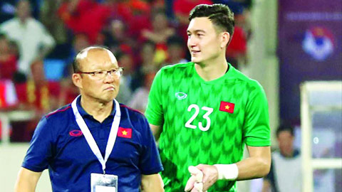 Thầy Park vẫn coi Văn Lâm là thủ môn số 1 của ĐT Việt Nam