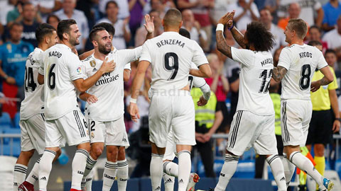 Màn tập dượt '6 sao'  của Real Madrid