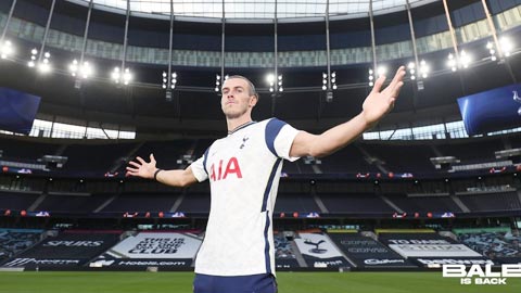 Bale mặc áo số 9,  ra mắt Tottenham vào tháng 10 