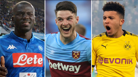 Luis Suarez đã lên đường, Sancho, Rice, Koulibaly... chuẩn bị hành lý