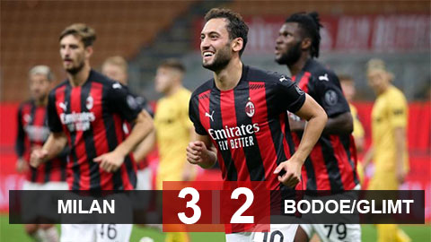 Kết quả Milan 3-2 Bodoe/Glimt: Rossoneri vào vòng play-off Europa League