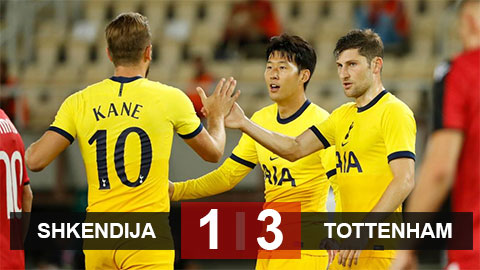 Kết quả Shkendija 1-3 Tottenham: Sàn diễn của Son