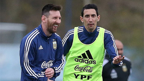 Di Maria đố kị với Messi và Aguero Di Maria đố kị với Messi và Aguero