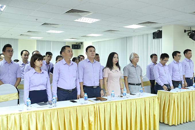 BCH Đảng ủy Tạp chí Bóng đá, BCH của 3 chi ủy dự Lễ kết nạp đảng viên của chi bộ Nội dung
