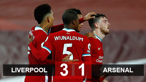 Liverpool 3-1 Arsenal: Jota ghi bàn ngay trận ra mắt The Kop