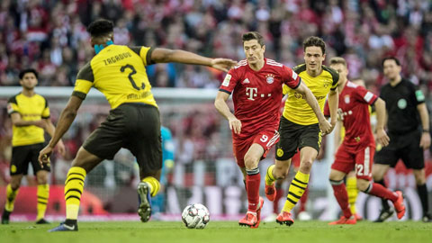 Với đội hình mạnh nhất và sung sức nhất, Lewandowski (giữa) cùng đồng đội sẽ dễ dàng vượt qua Dortmund