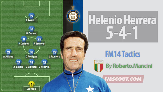 Herrera đưa Inter lên đến đỉnh cao nhờ sơ đồ huyền thoại