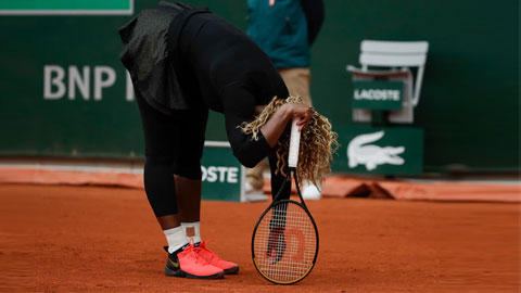 Serena Williams bỏ cuộc, lỡ dở giấc mơ phá kỷ lục Grand Slam