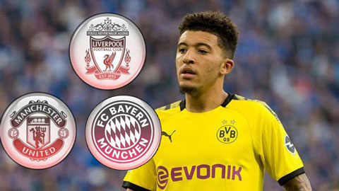Tin giờ chót 6/10: Liverpool và Bayern quyết tranh Sancho với M.U ở Hè 2021