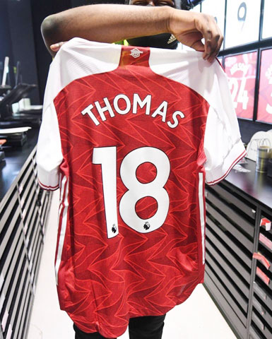 Thomas Partey sẽ mang áo số 18 tại đội bóng mới