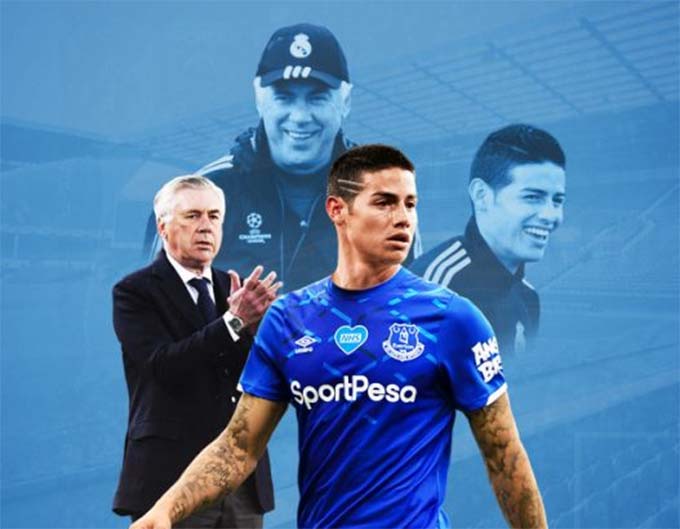 James Rodriguez giúp sức mạnh của Everton tăng lên đáng kể