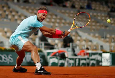Nadal vẫn chưa thua một set nào ở Roland Garros 2020