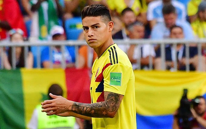 James Rodriguez (Colombia): Sau khi James tỏa sáng tại VCK World Cup 2014, Real phải chi tới 75 triệu euro để mua anh từ Monaco. James đã có những năm tháng đáng nhớ tại CLB