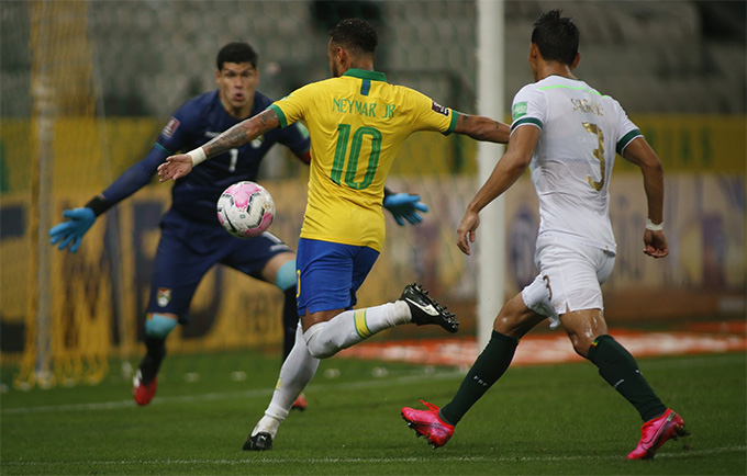 Neymar đã chơi rất nỗ lực nhưng lại không thể ghi bàn