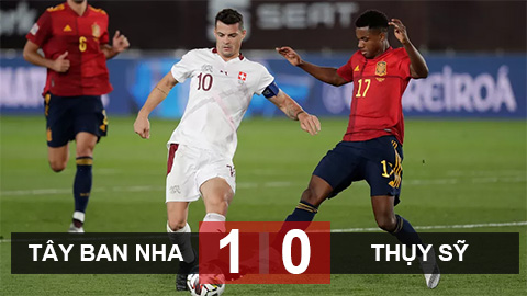 Tây Ban Nha 1-0 Thụy Sỹ: La Roja giữ vững ngôi đầu nhóm 4 League A Tây Ban Nha 1-0 Thụy Sỹ: La Roja giữ vững ngôi đầu nhóm 4 League A