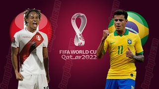 07h00 ngày 14/10: Peru vs Brazil