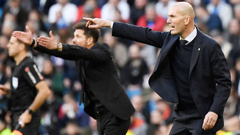 Người ta cho rằng, Zidane (phải) đang chịu nhiều ảnh hưởng của người đồng nghiệp Simeone
