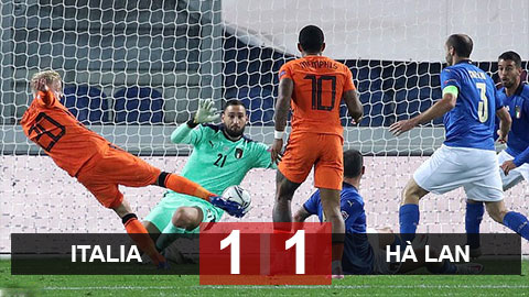 Kết quả Italia 1-1 Hà Lan: Vắng Koeman, Oranje vẫn chưa nổi lốc Kết quả Italia 1-1 Hà Lan: Vắng Koeman, Oranje vẫn chưa nổi lốc