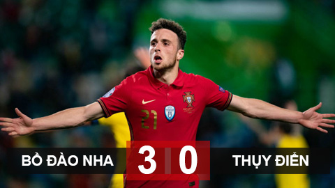 Bồ Đào Nha 3-0 Thụy Điển: Jota tỏa sáng rực rỡ, Bồ Đào Nha đại thắng ngày vắng Ronaldo Bồ Đào Nha 3-0 Thụy Điển: Jota tỏa sáng rực rỡ, Bồ Đào Nha đại thắng ngày vắng Ronaldo