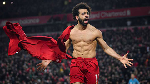 Salah đang có 99 bàn thắng cho Liverpool trên mọi đấu trường