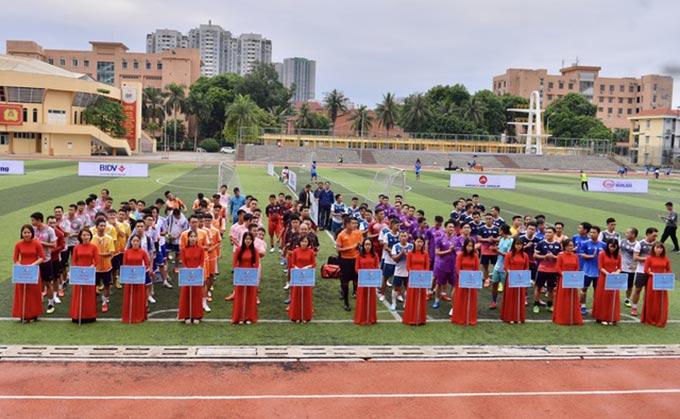 12 đội bóng đá tham dự Giải bóng đá Kinh tế Môi trường lần I-2020