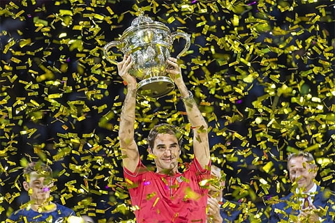 Basel Open 2019 ghi dấu mốc chức vô địch thứ 10 của Roger Federer