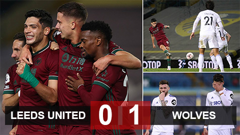 Kết quả Leeds 0-1 Wolves: Chủ nhà gục ngã