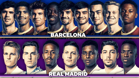 El Clasico trong kỷ nguyên mới: Tràn trề dòng máu trẻ El Clasico trong kỷ nguyên mới: Tràn trề dòng máu trẻ