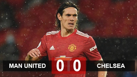 Kết quả M.U 0-0 Chelsea: Cavani lần đầu xuất trận nhưng không thể giúp M.U có 3 điểm Kết quả M.U 0-0 Chelsea: Cavani lần đầu xuất trận nhưng không thể giúp M.U có 3 điểm