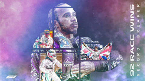 Lewis Hamilton trở thành tay đua thành công nhất lịch sử F1