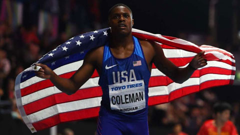 Christian Coleman không còn hy vọng tập trung cùng đội tuyển điền kinh Mỹ cho Olympic Tokyo 2021