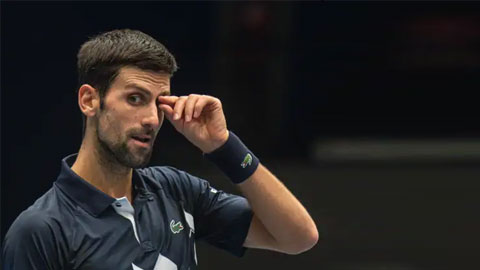 Djokovic hài lòng với bản thân dù thất bại cay đắng ở Vienna