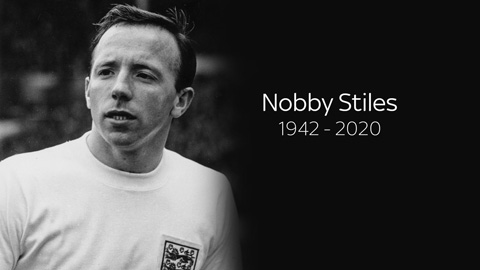 Huyền thoại Nobby Stiles của Man United và ĐT Anh qua đời ở tuổi 78