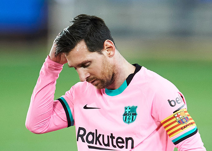 Barca trải qua mạch 4 trận liên tiếp không thắng ở La Liga