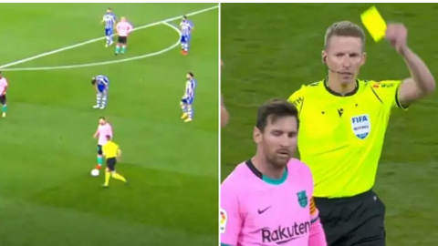 La Liga có dám phạt Messi vì hành động đá bóng vào trọng tài?
