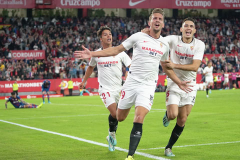 Các cầu thủ Sevilla sẽ nhảy múa ăn mừng trên sân nhà khi tiếp đón Krasnodar