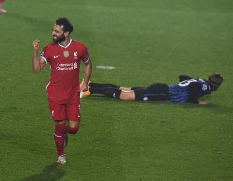 Salah vừa bắt kịp kỷ lục của Gerrard về số bàn thắng cho Liverpool tại Champions League