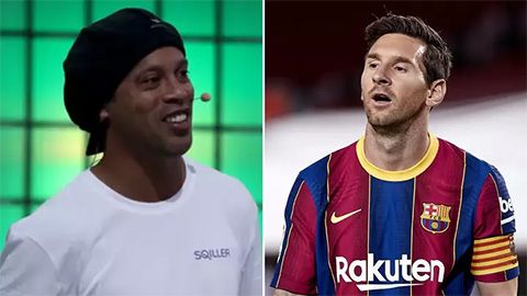 Ronaldinho từ chối công nhận Messi là 'GOAT', chỉ tên 3 ngôi sao xuất sắc hơn