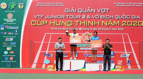 Trần Thụy Thanh Trúc vô địch nội dung đơn nữ