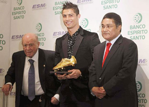 Ronaldo bán đấu giá cả Chiếc giày vàng châu Âu của mình để làm từ thiện
