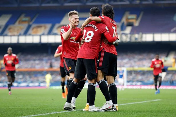 Man United đã chơi một trận xuất sắc trước Everton