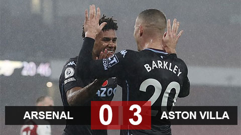 Kết quả Arsenal 0-3 Aston Villa: Đánh sập Emirates Kết quả Arsenal 0-3 Aston Villa: Đánh sập Emirates