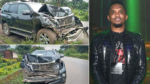 Eto'o đi cấp cứu vì gặp tai nạn giao thông tại quê 
