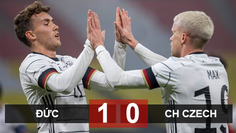 Kết quả Đức 1-0 CH Czech: Tiền đạo Benfica ghi bàn duy nhất, Đức nhọc nhằn hạ CH Czech Kết quả Đức 1-0 CH Czech: Tiền đạo Benfica ghi bàn duy nhất, Đức nhọc nhằn hạ CH Czech
