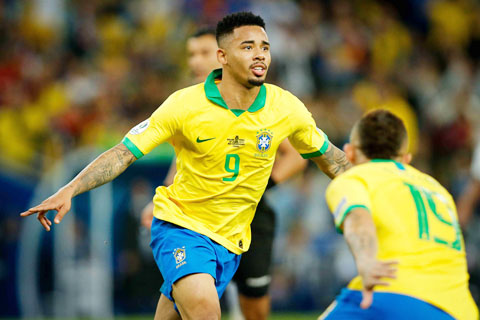 Gabriel Jesus vẫn chưa có bàn thắng nào cho Brazil trong năm 2020