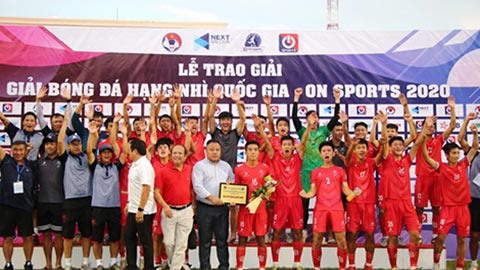 Giải hạng Nhì QG On Sports 2020: Phú Thọ, Phù Đổng giành vé lên hạng