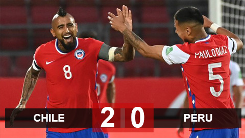 Kết quả Chile 2-0 Peru: Không Sanchez, Vidal tỏa sáng giúp Chile thắng trận Kết quả Chile 2-0 Peru: Không Sanchez, Vidal tỏa sáng giúp Chile thắng trận
