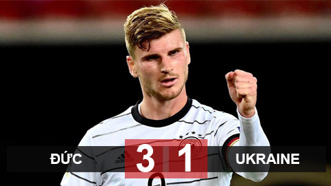 Kết quả Đức 3-1 Ukraine: Werner tỏa sáng, Đức vượt Tây Ban Nha lên đầu bảng Kết quả Đức 3-1 Ukraine: Werner tỏa sáng, Đức vượt Tây Ban Nha lên đầu bảng