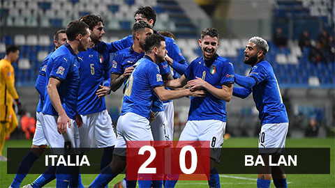 Kết quả Italia 2-0 Ba Lan: Azzurri đẩy nhóm 1 League A lên cao trào Kết quả Italia 2-0 Ba Lan: Azzurri đẩy nhóm 1 League A lên cao trào