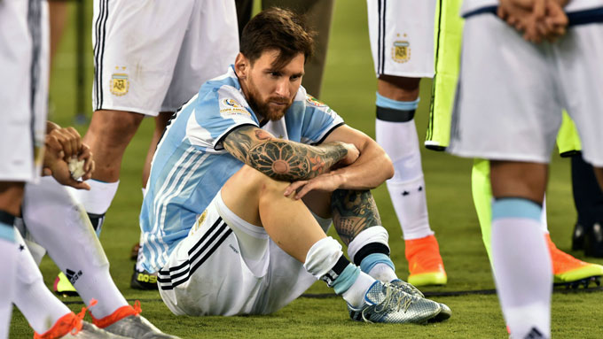 Messi chưa giành được bất kỳ vinh quang nào cùng ĐTQG Argentina